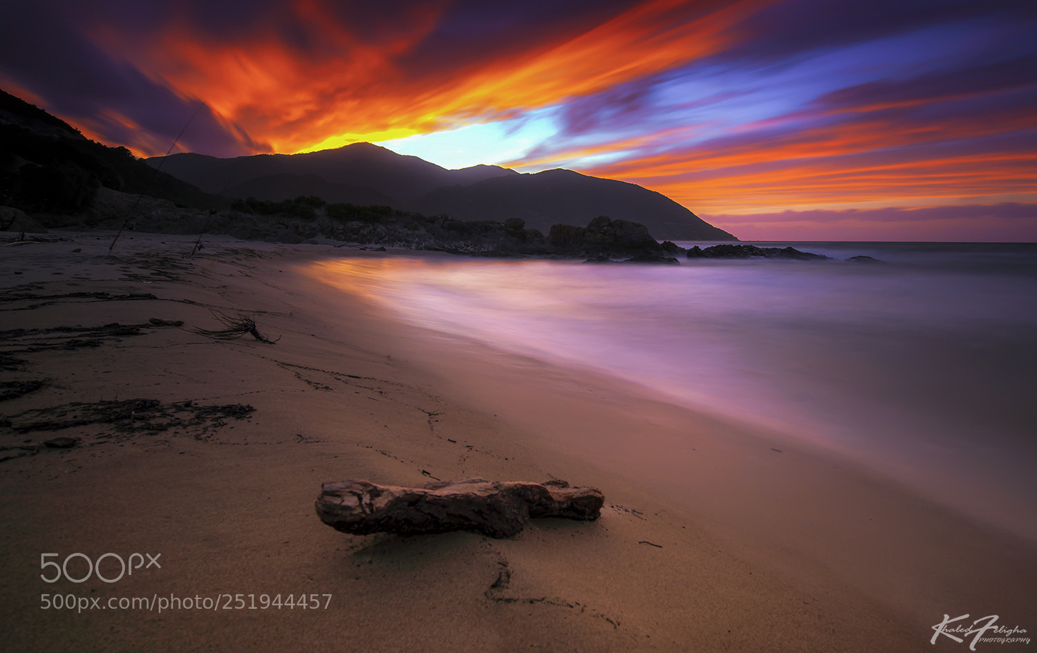 Nikon D610 sample photo. Red time beach photography