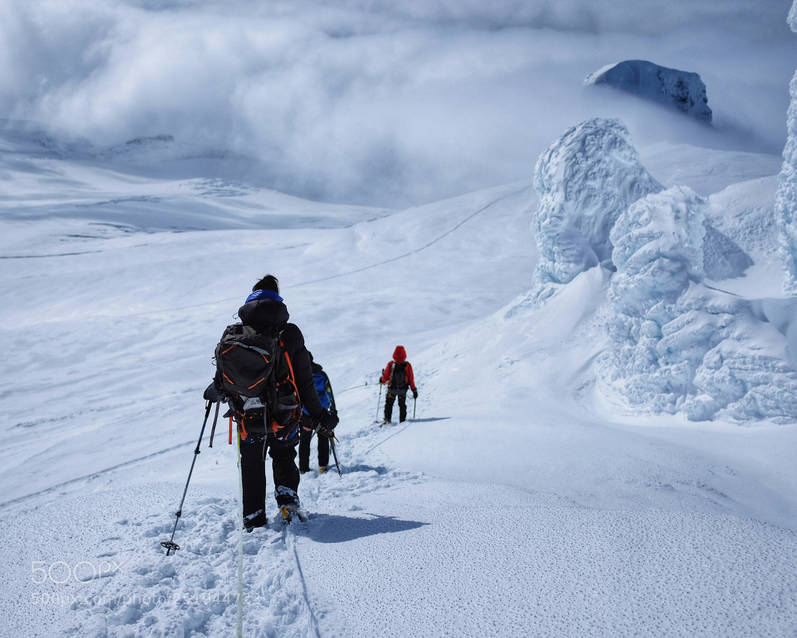 Fujifilm X100F sample photo. Descent from hvannadalshnúkur. photography