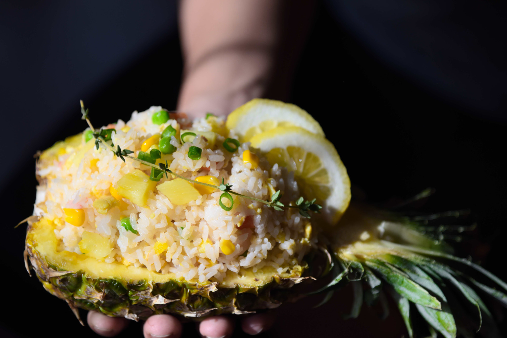Nikon AF-S Nikkor 24-120mm F4G ED VR sample photo. Pineapple rice photography