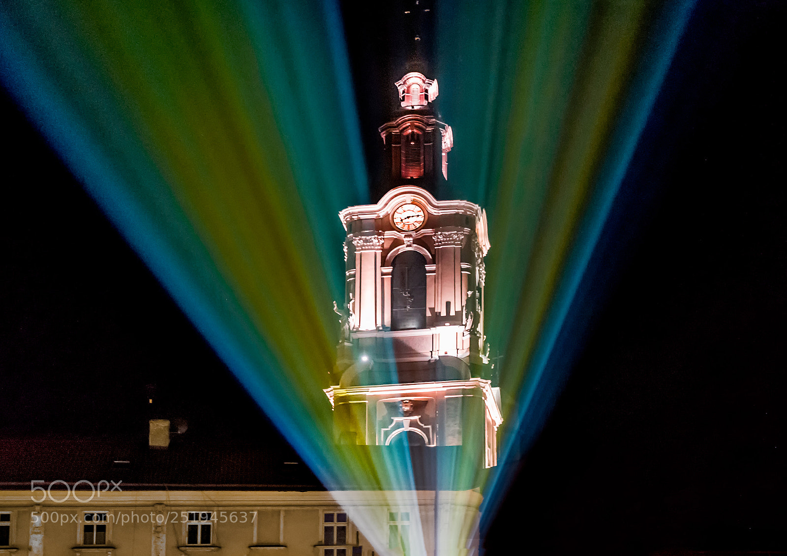 Nikon D500 sample photo. Przemysl archicathedral at night photography