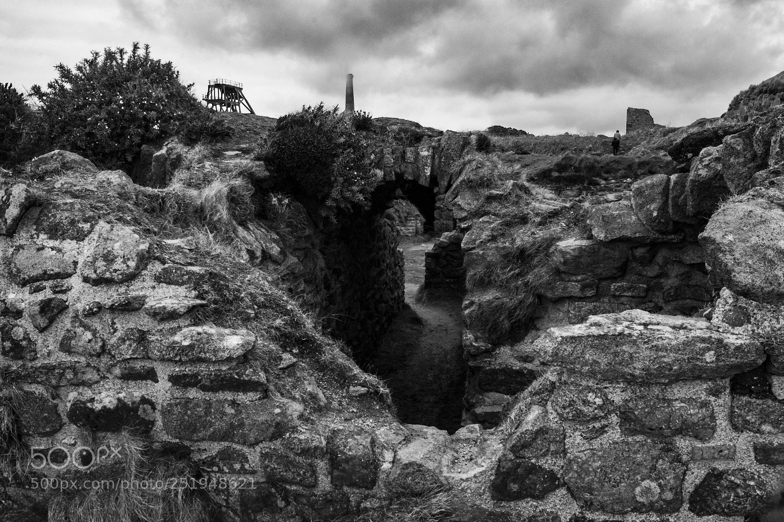 Nikon D3300 sample photo. Bottalack mines, cornwall photography