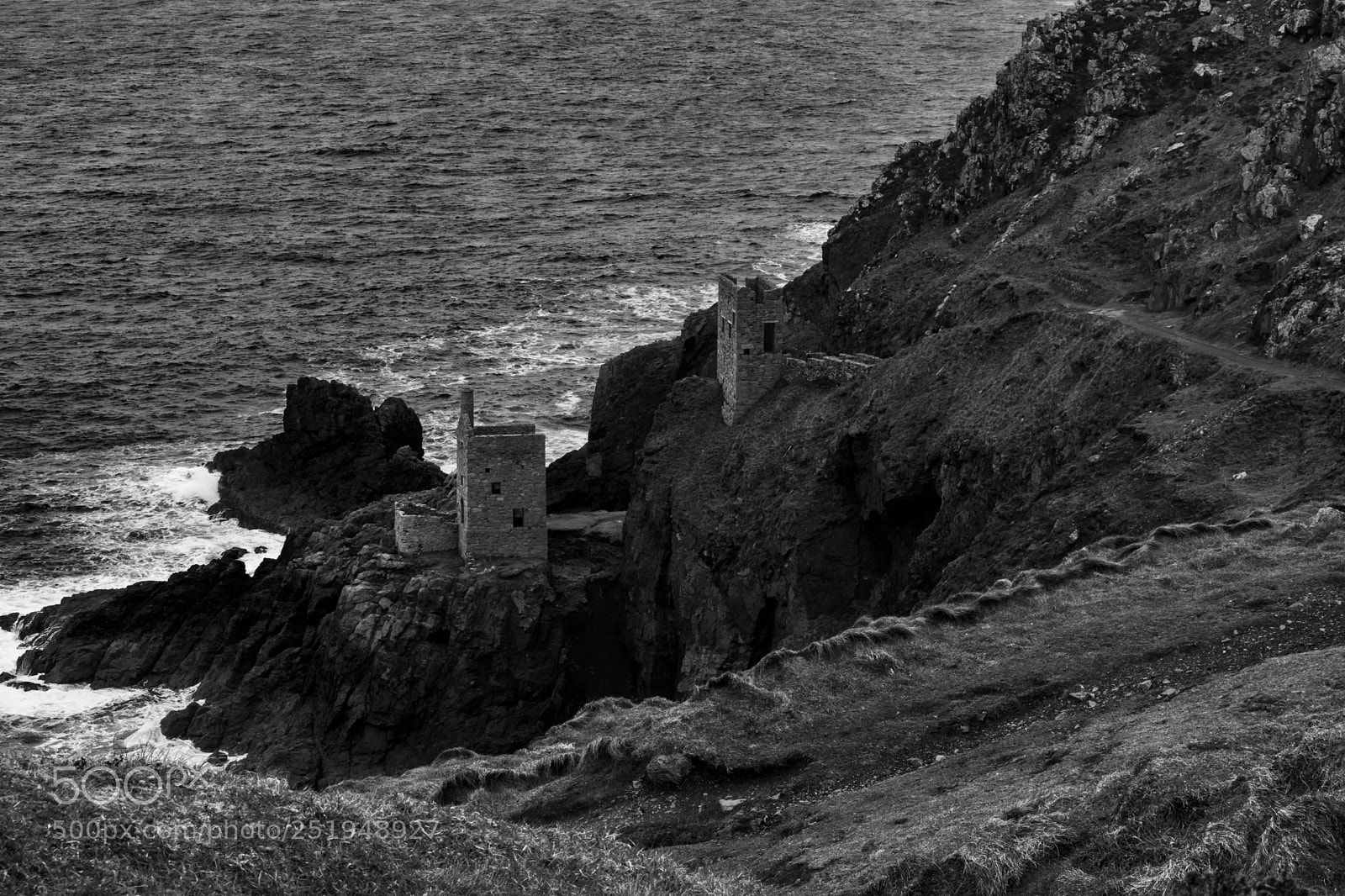 Nikon D3300 sample photo. Engine houses, crown mines photography
