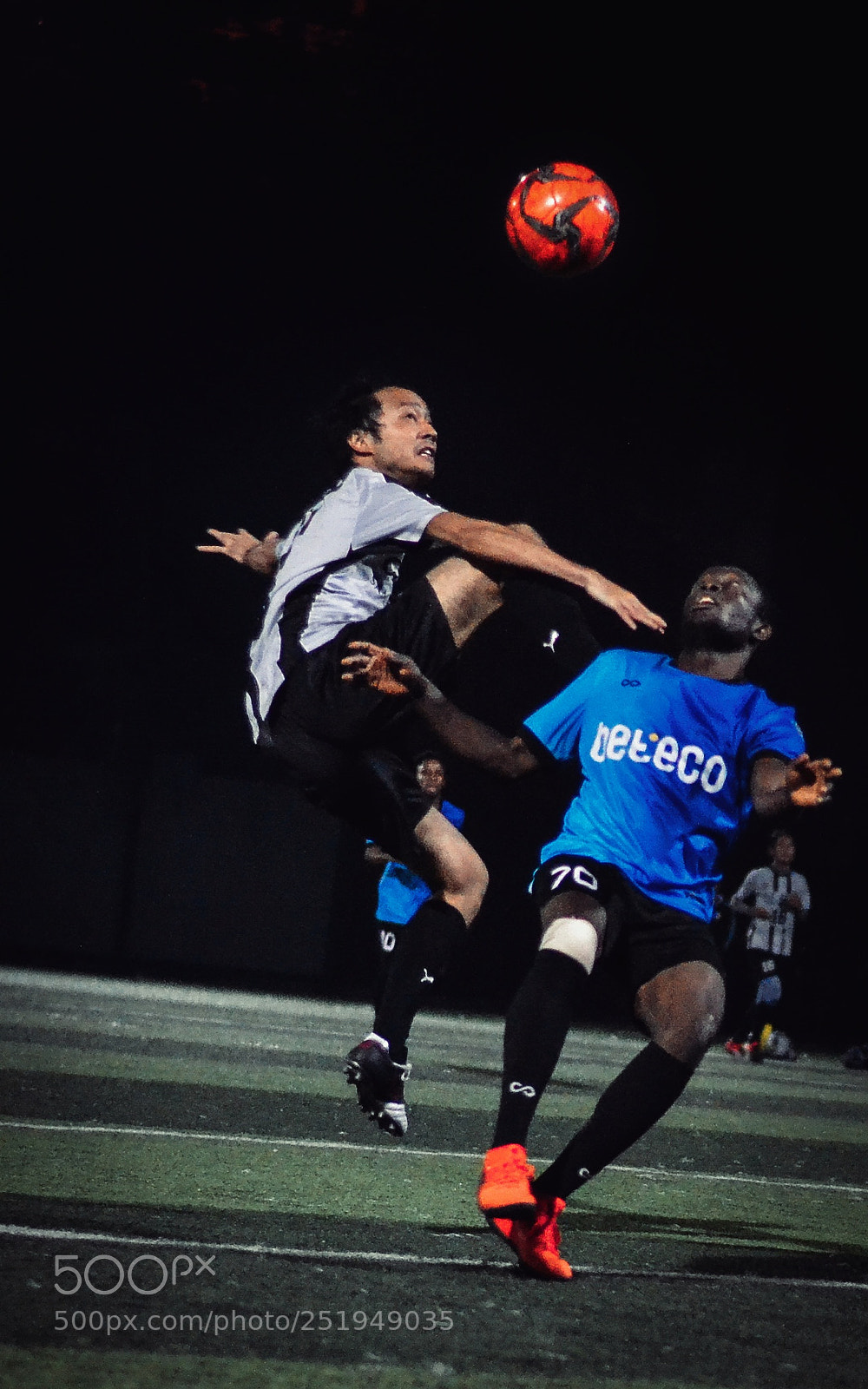Nikon D3100 sample photo. Football photography