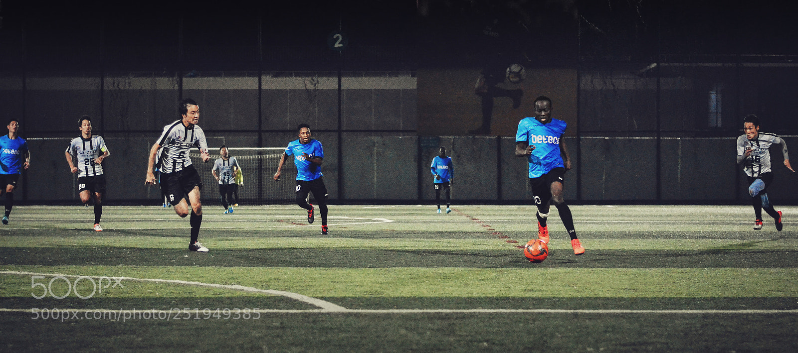 Nikon D3100 sample photo. Football photography