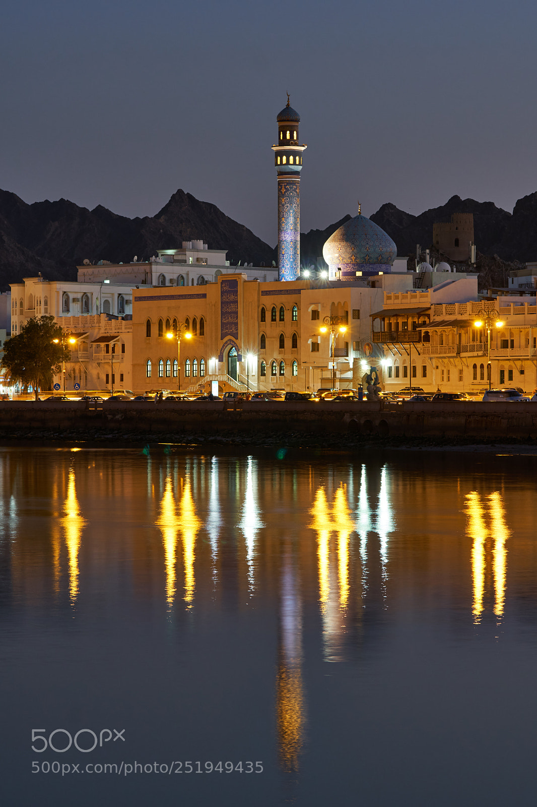 Sony a6300 sample photo. Muscat's blue mosque mosque photography