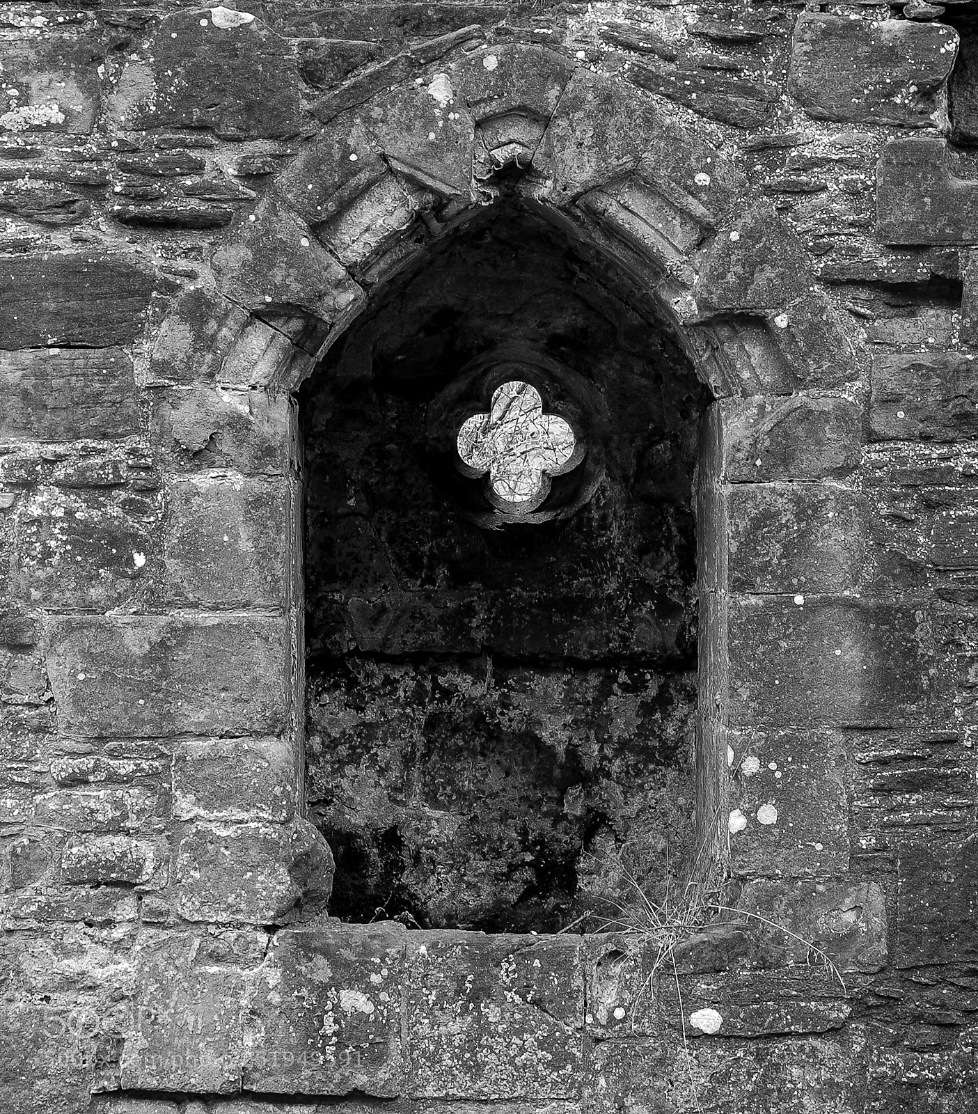 Nikon D40 sample photo. Lilleshall abbey window photography