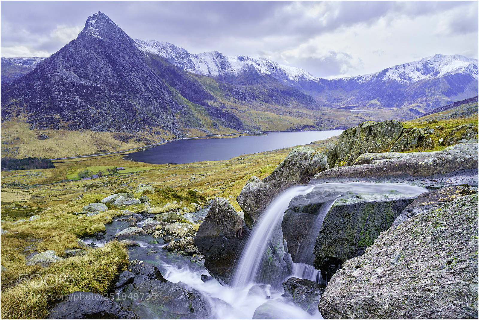 Sony a7R III sample photo. Ogwen waterfall edit photography