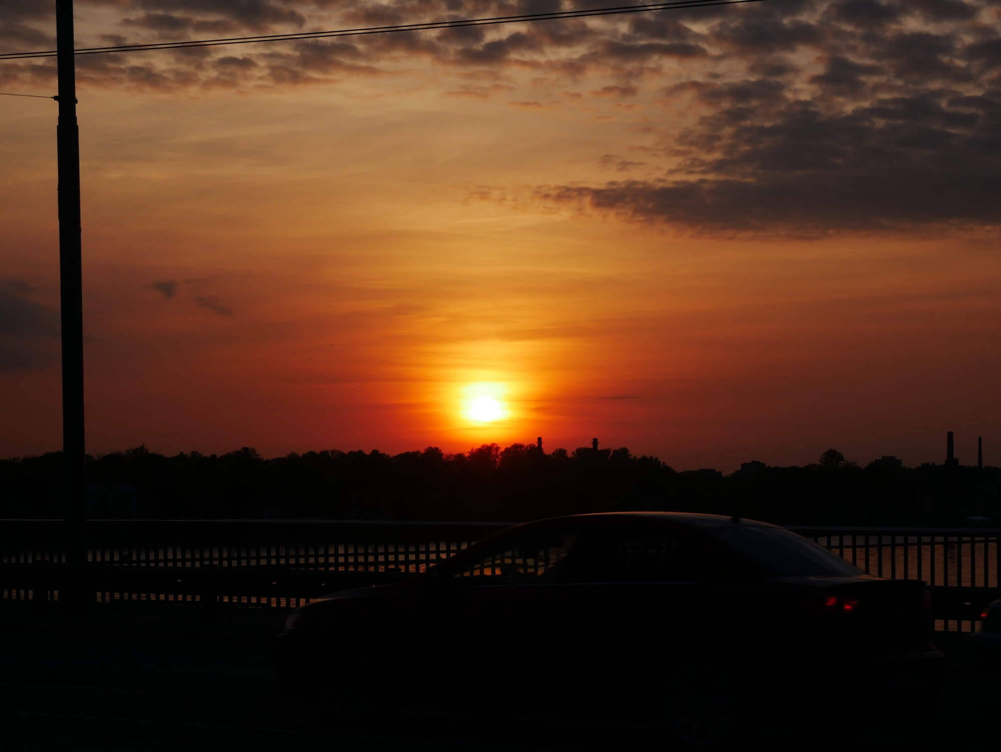 Panasonic Lumix DMC-G85 (Lumix DMC-G80) sample photo. Riga's sunset photography