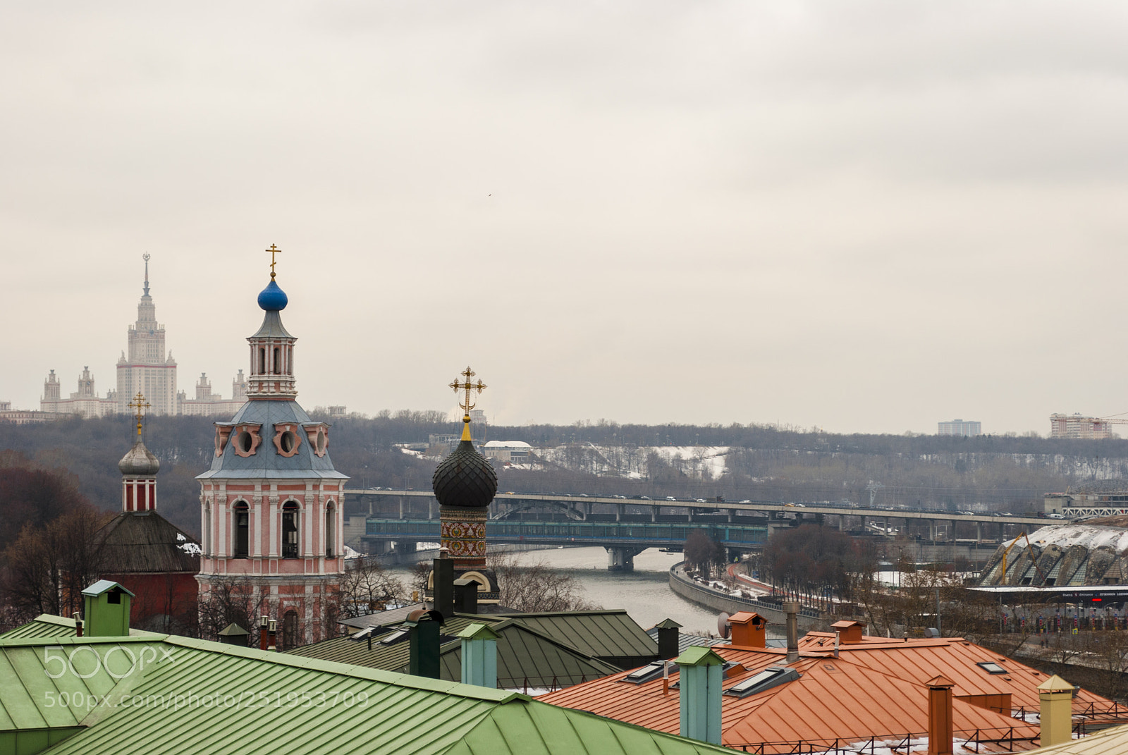 Nikon D60 sample photo. Church and roofs photography