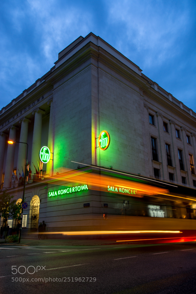 Nikon D7100 sample photo. Warsaw philharmonic photography