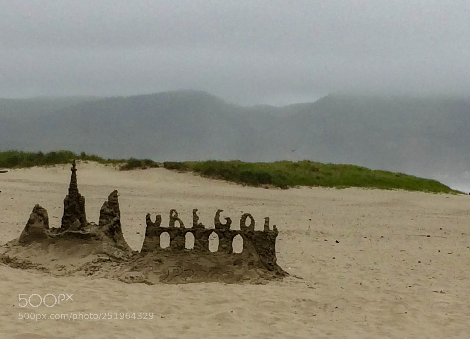 Apple iPhone 5s sample photo. Oregon sandcastle photography