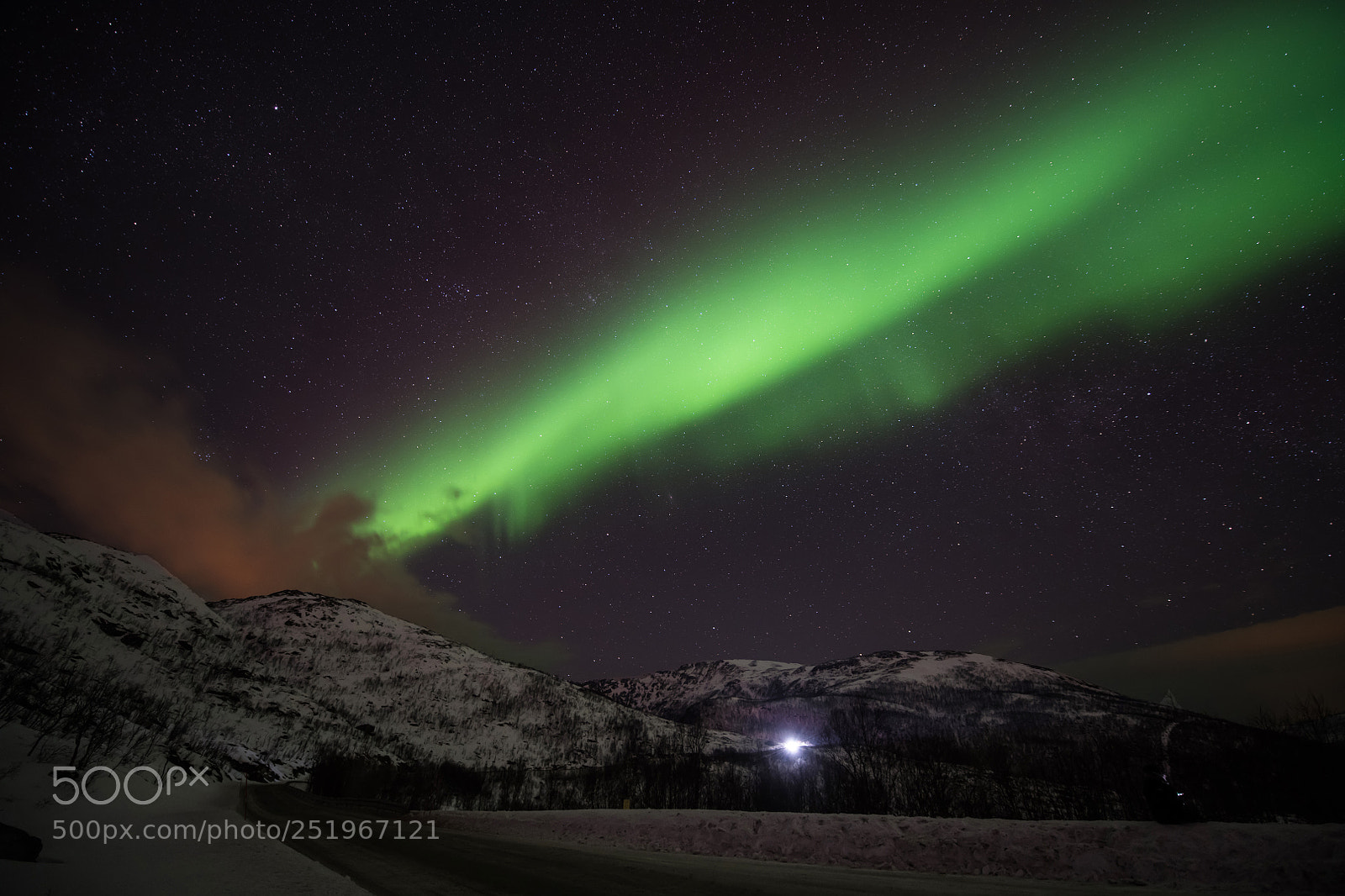 Nikon D850 sample photo. Northern light photography