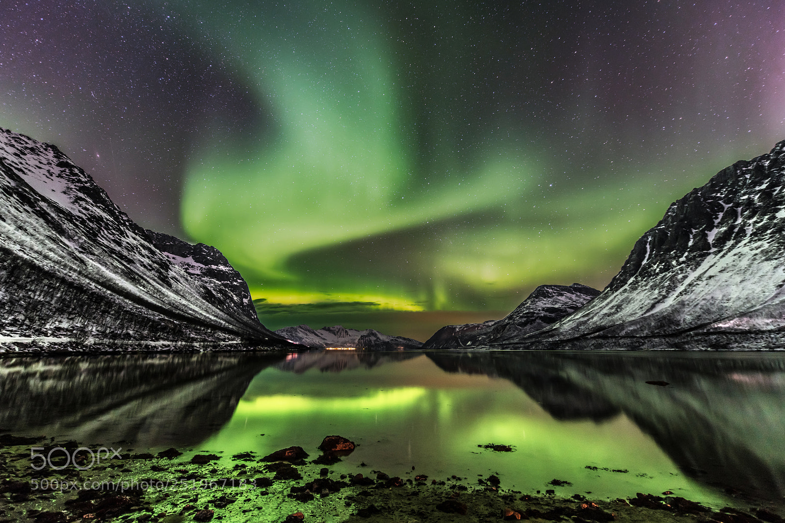 Nikon D850 sample photo. Northern light photography