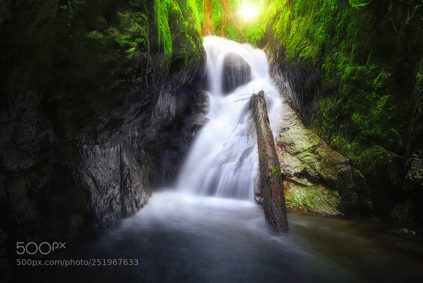 Nikon D700 sample photo. Orb noi waterfall photography
