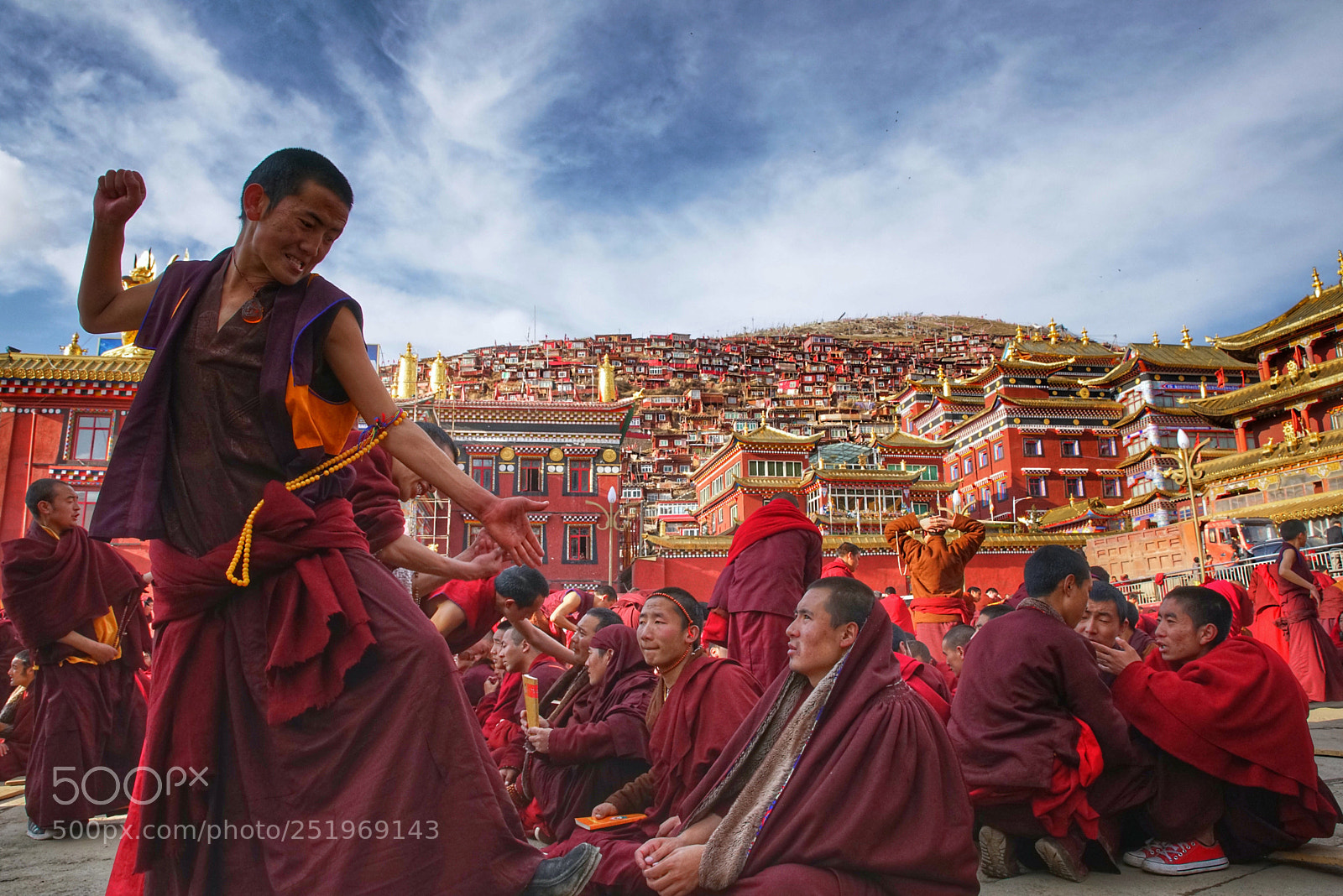 Sony a7R II sample photo. Lamas with the larung photography