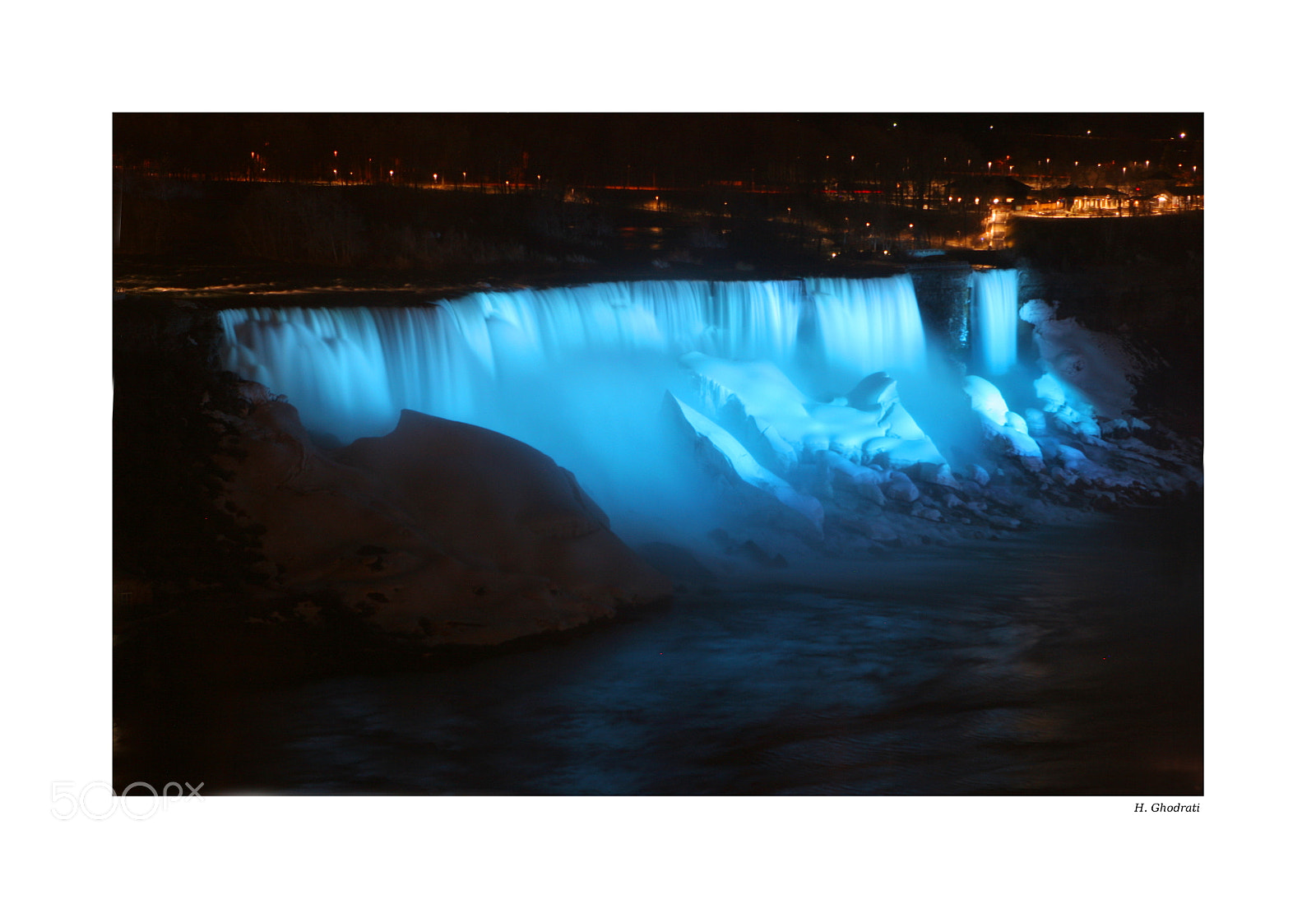 Canon EOS 20D sample photo. Niagara - night 1 photography