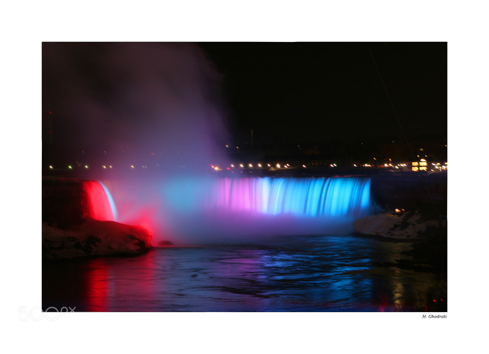 Canon EOS 20D sample photo. Niagara - night 3 photography