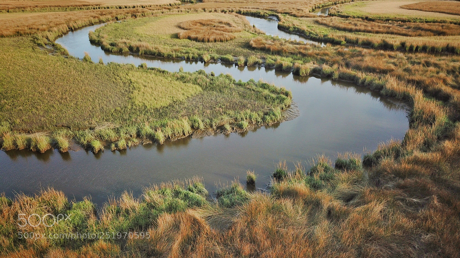 DJI FC220 sample photo. Charleston marsh photography