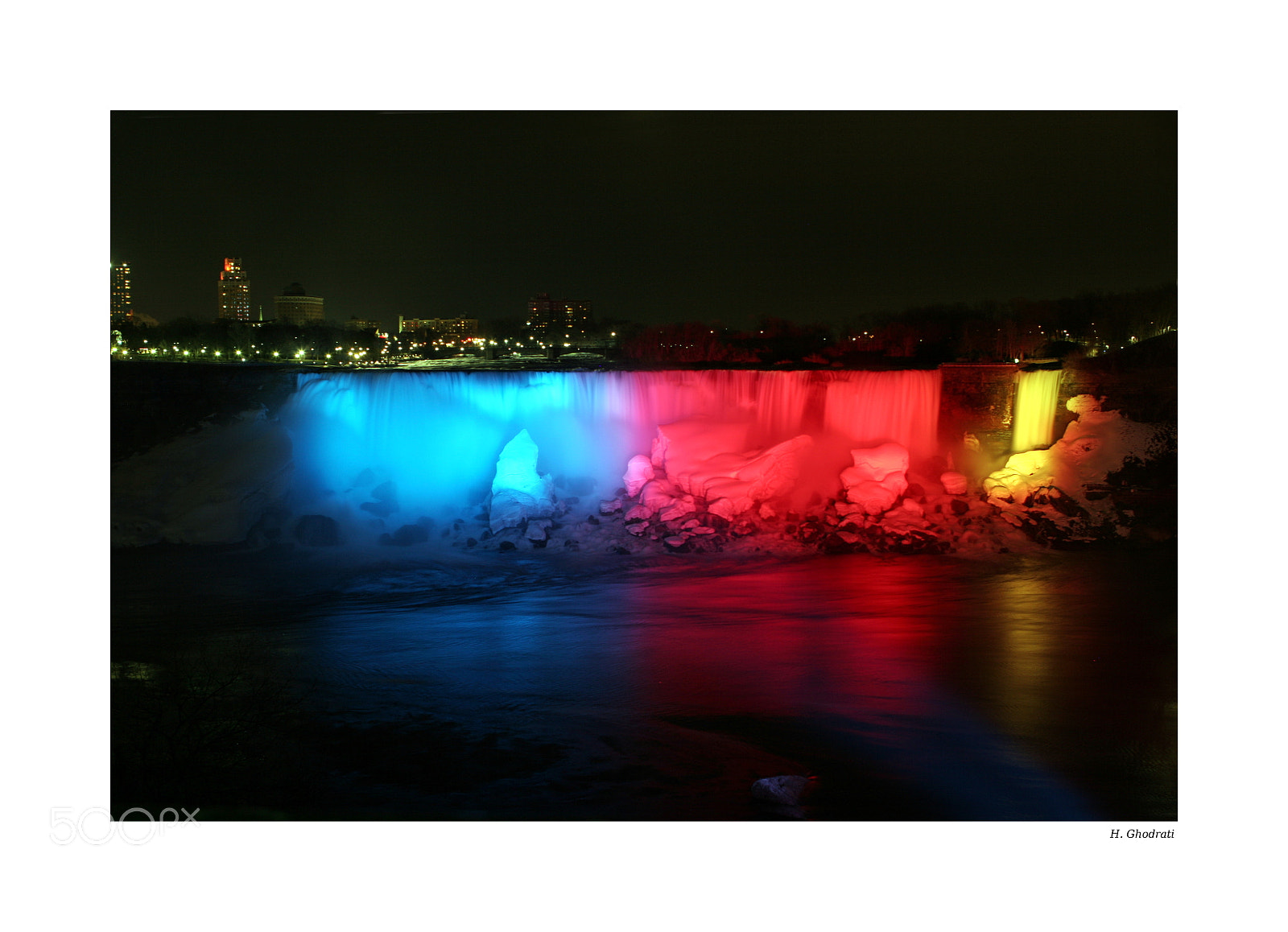 Canon EOS 20D sample photo. Niagara - night 6 photography