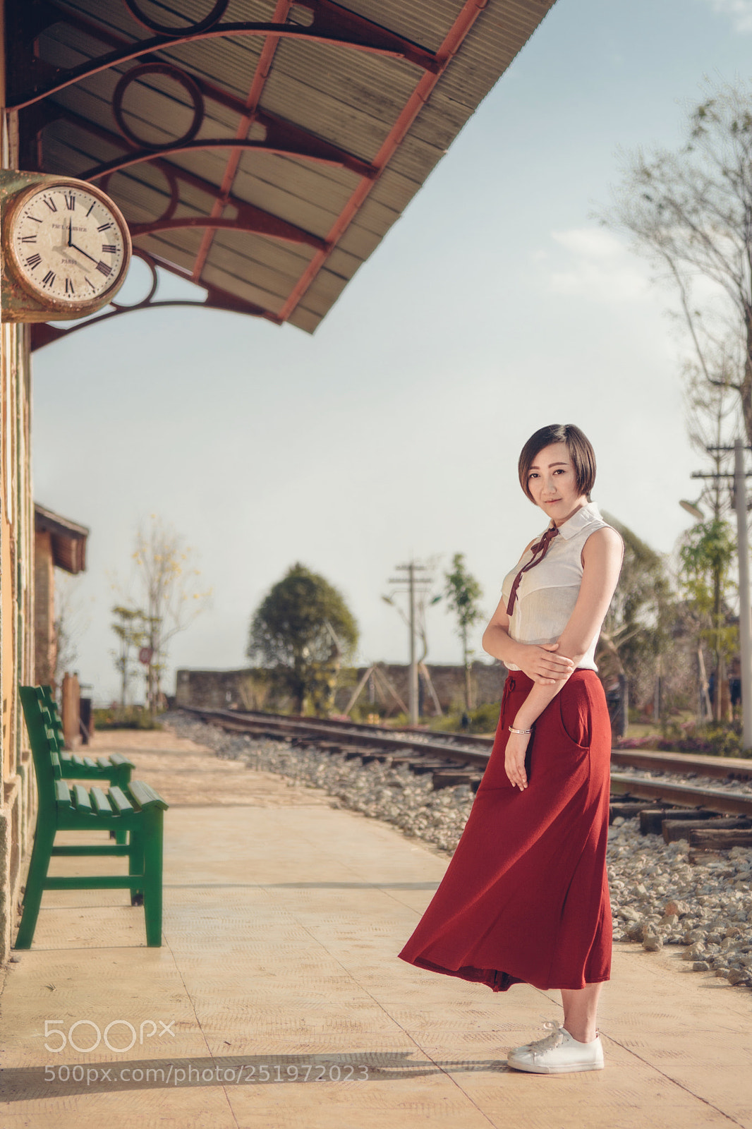 Nikon D7100 sample photo. 月台 photography
