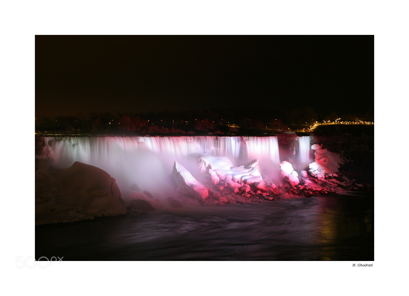 Canon EOS 20D sample photo. Niagara - night 7 photography
