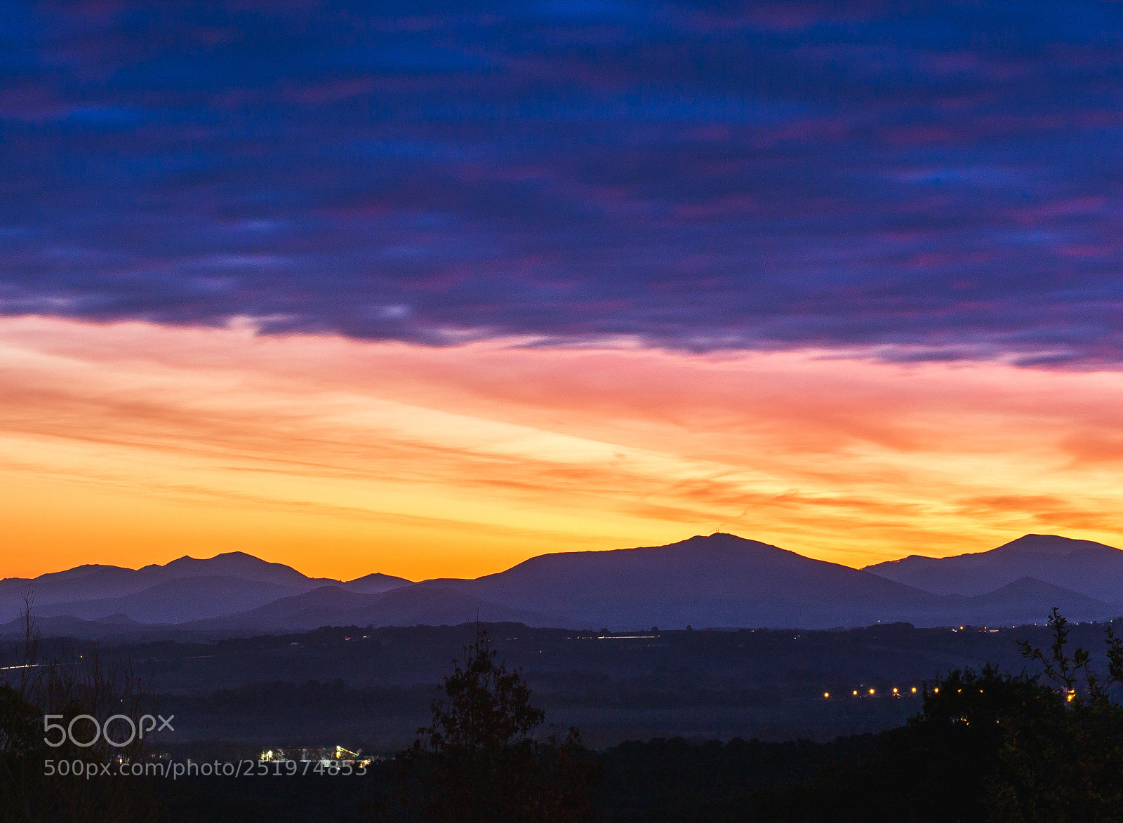 Olympus OM-D E-M5 sample photo. Pyrenees at sunset photography