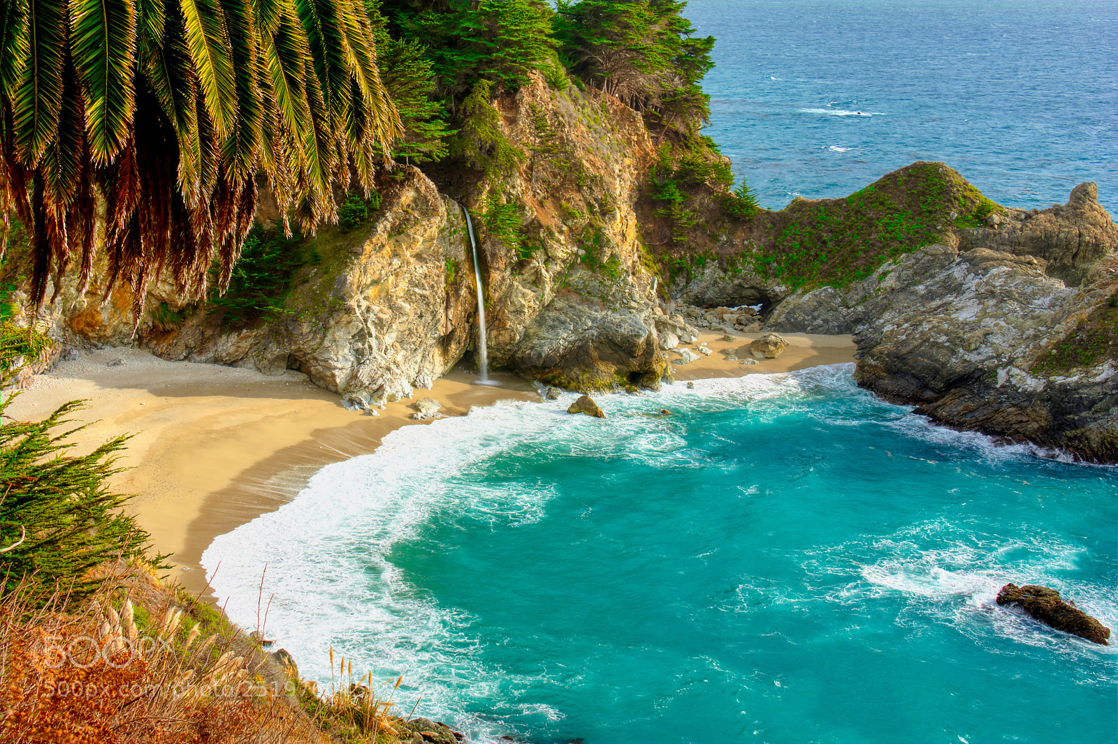 Nikon D7100 sample photo. Carmel mcway falls palm photography