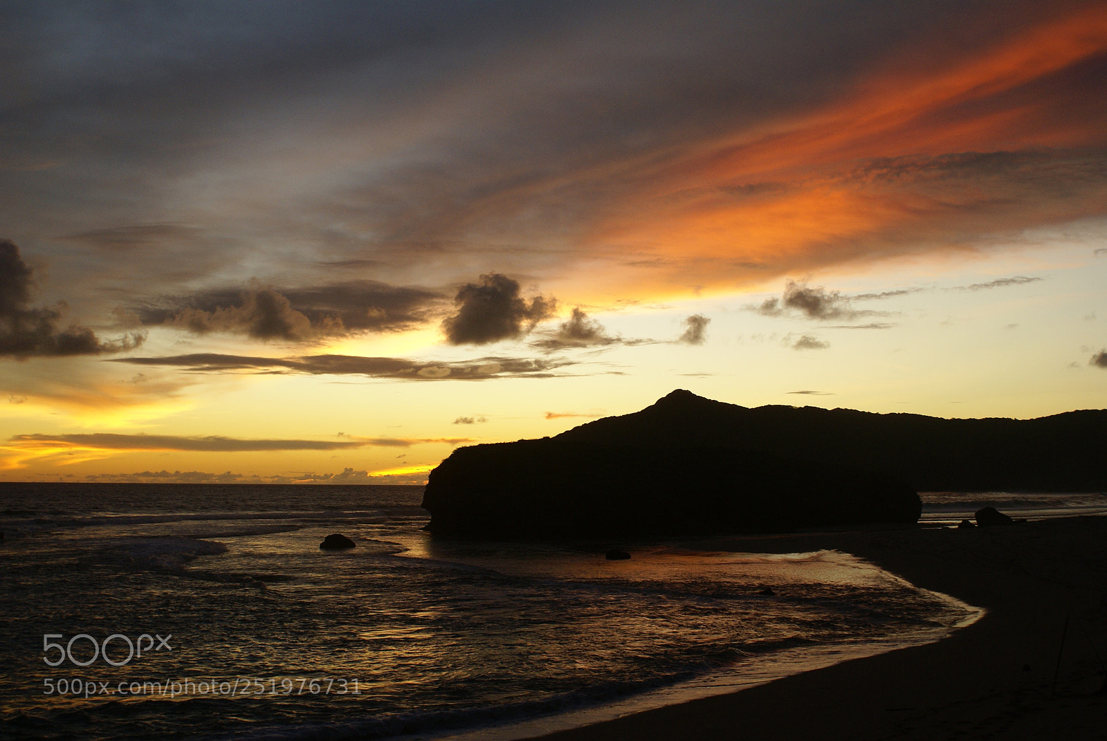 Sony Alpha DSLR-A100 sample photo. Indonesian sunset photography
