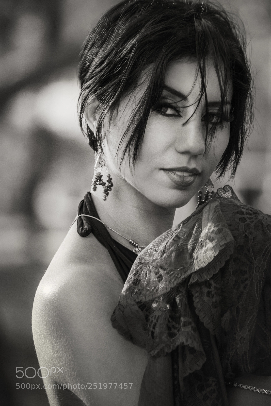 Nikon D7100 sample photo. Kenza2 bw photography