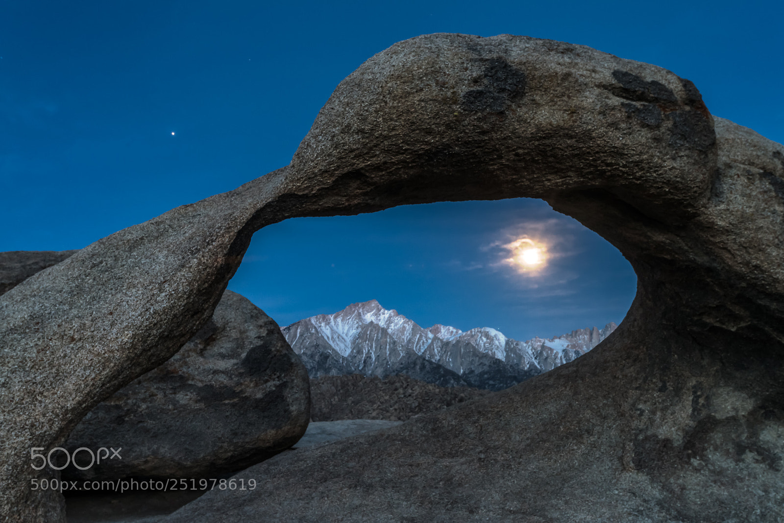 Nikon D800 sample photo. Moonlit mobius arch photography