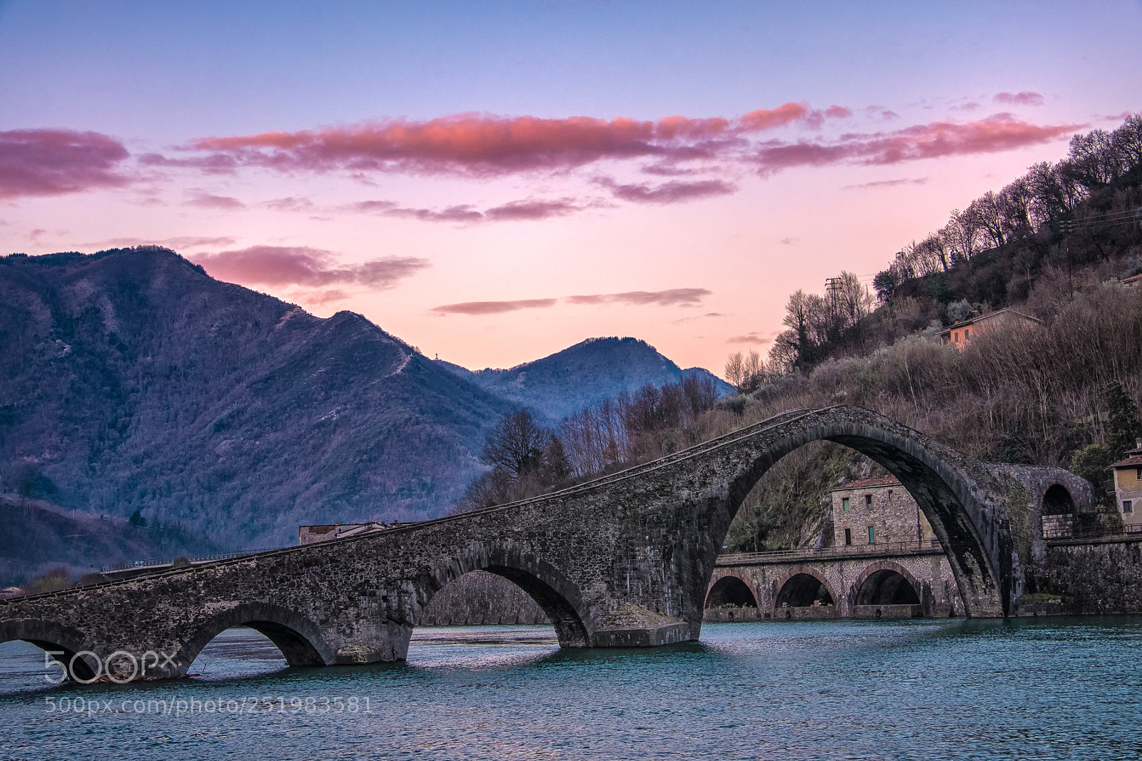Fujifilm X-T2 sample photo. Ponte della maddalena sunrise photography