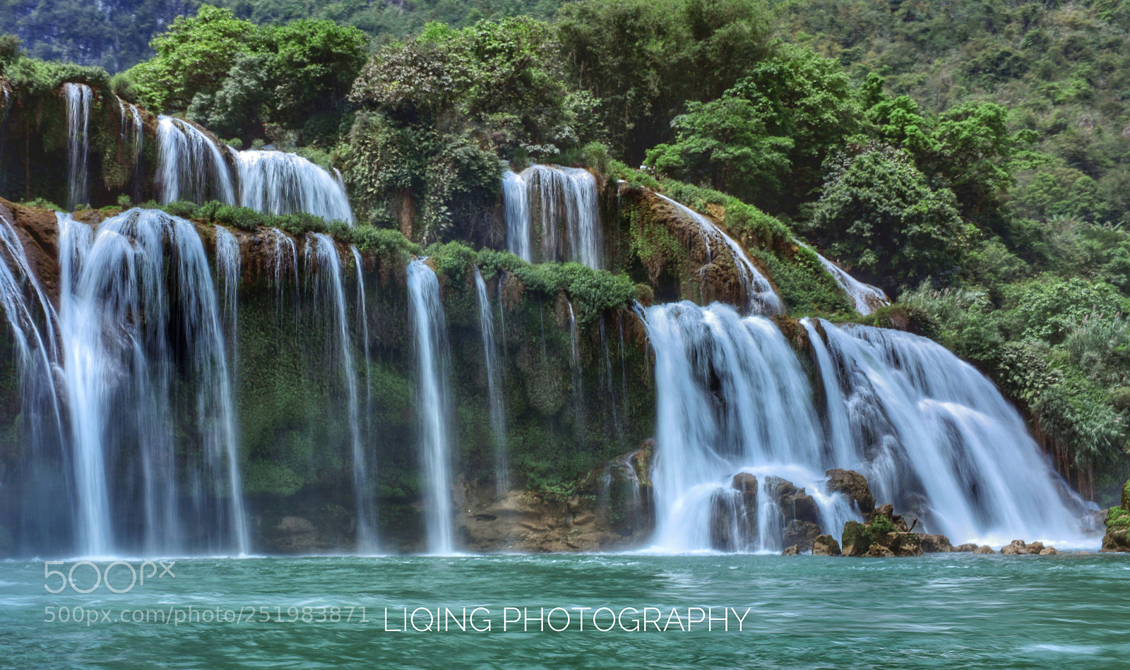 Nikon D810 sample photo. Detian waterfall in guangxi photography