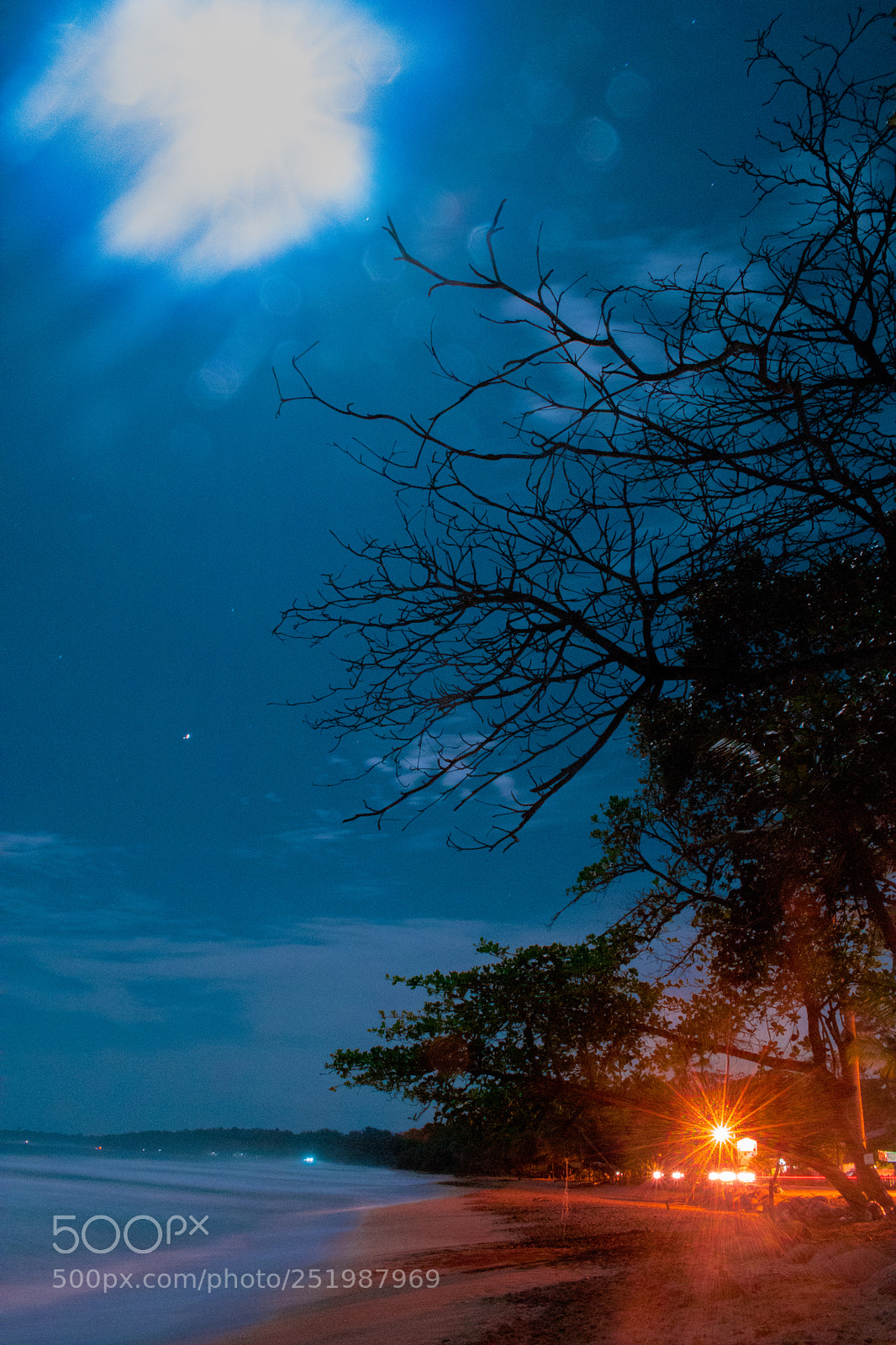 Nikon D5600 sample photo. Cocles full moon photography