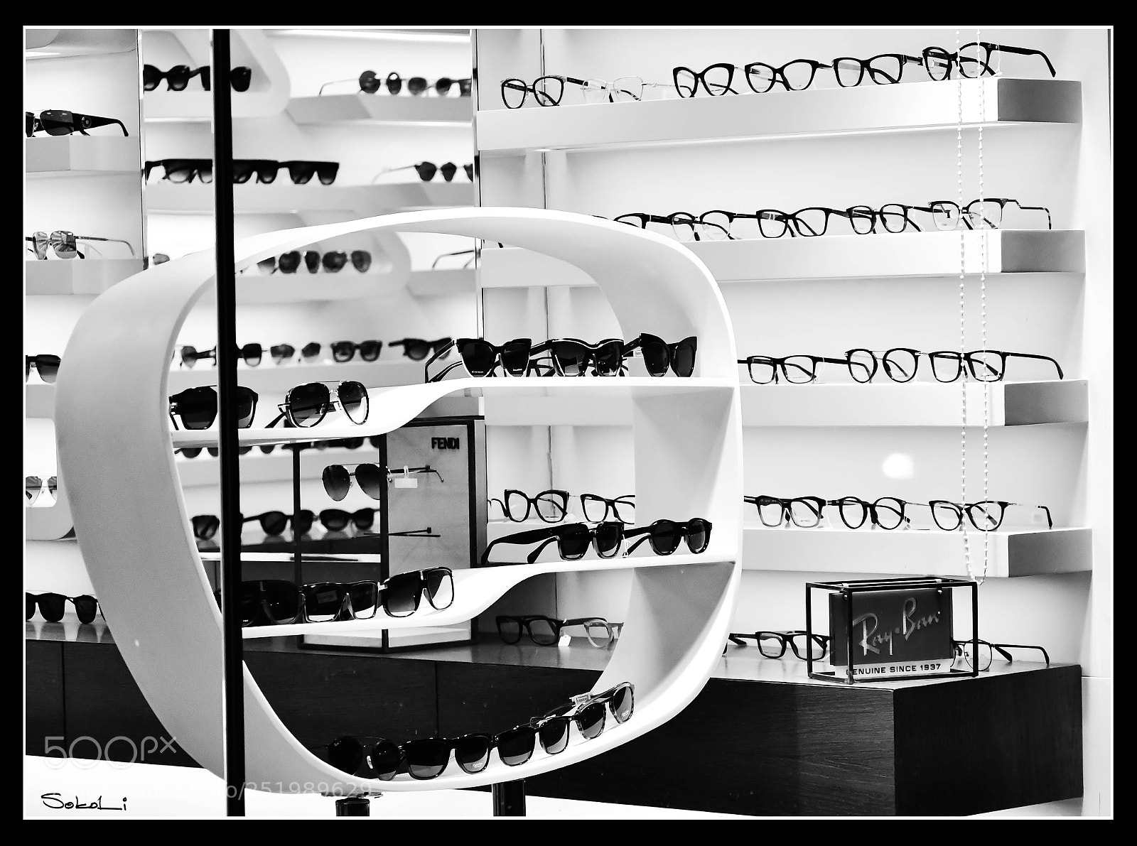 Nikon D7500 sample photo. Glasses store photography