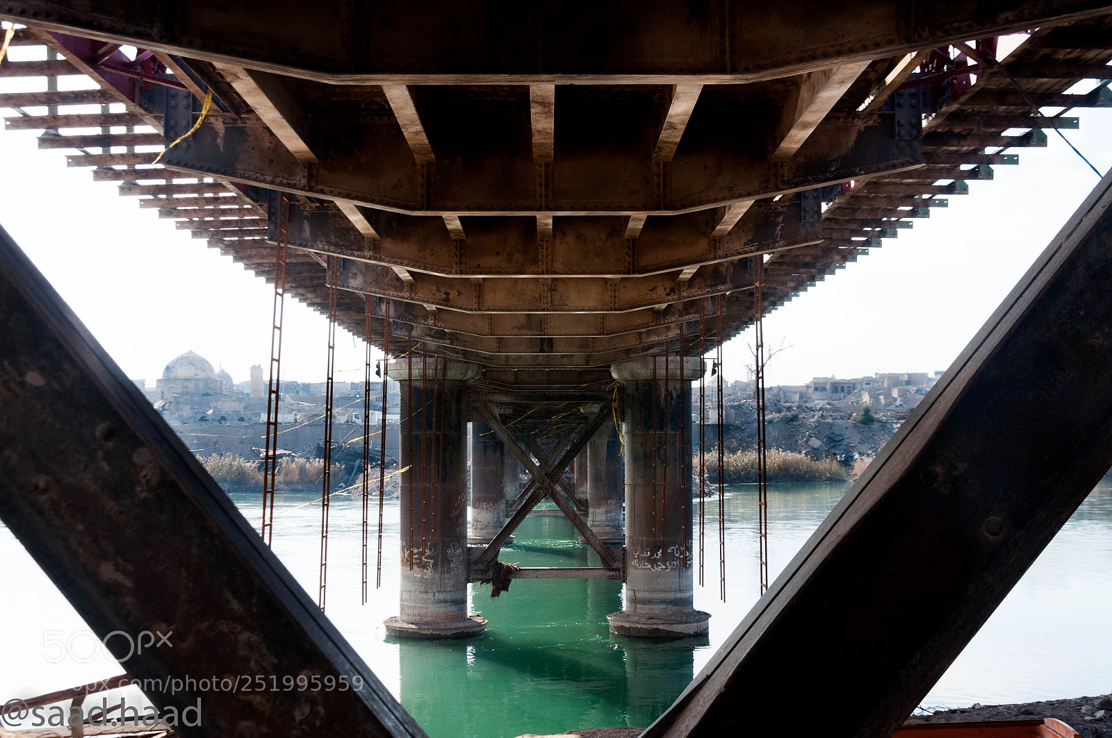 Nikon D90 sample photo. Old mosul city bridge .. photography