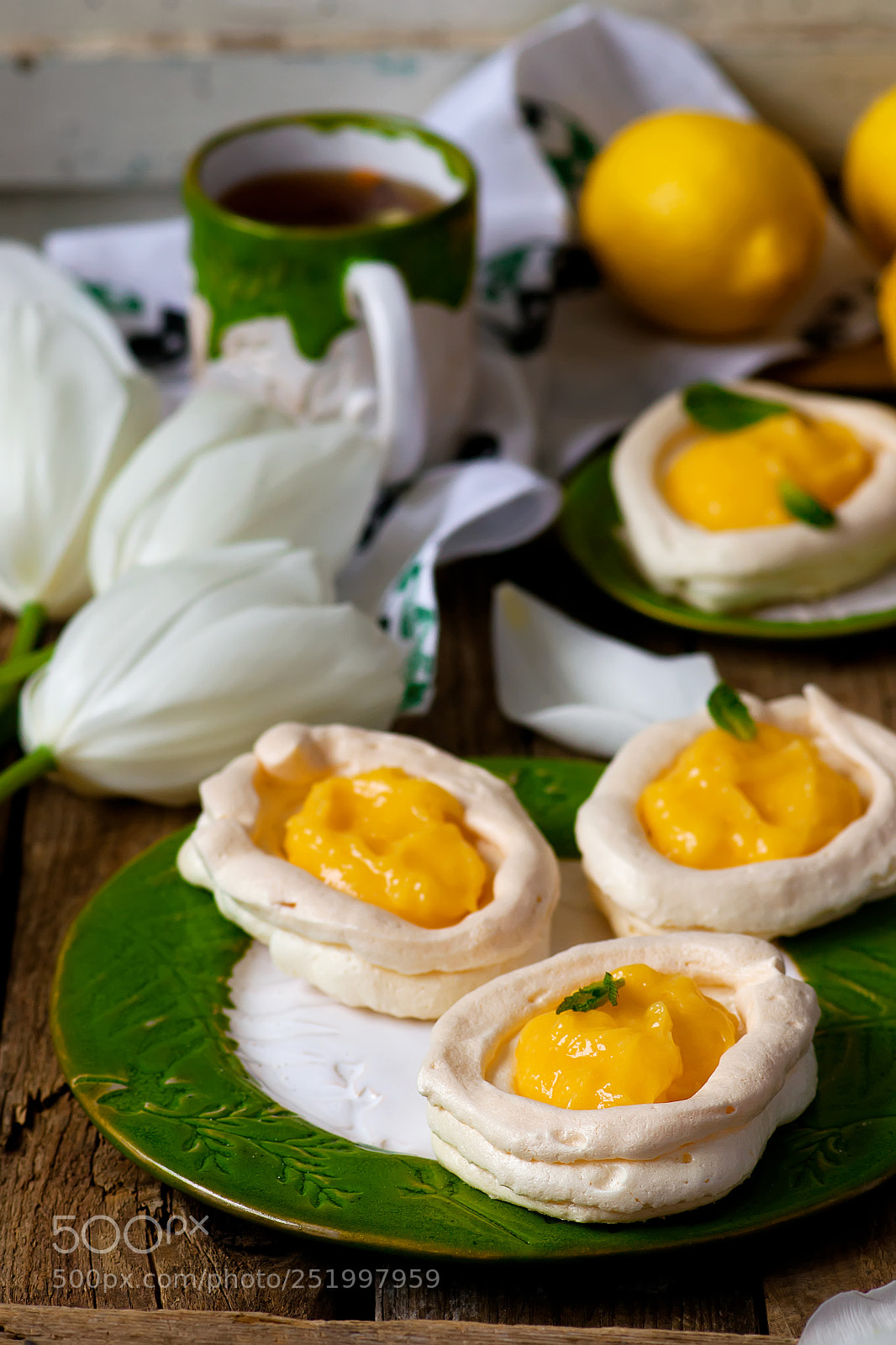 Nikon D3100 sample photo. Egg shaped meringue nests photography