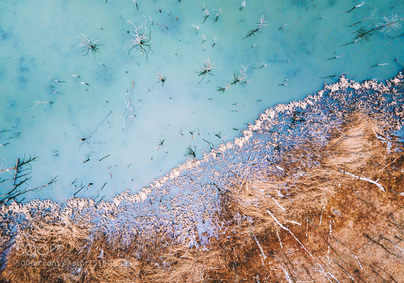 DJI FC220 sample photo. Radioactive shore photography