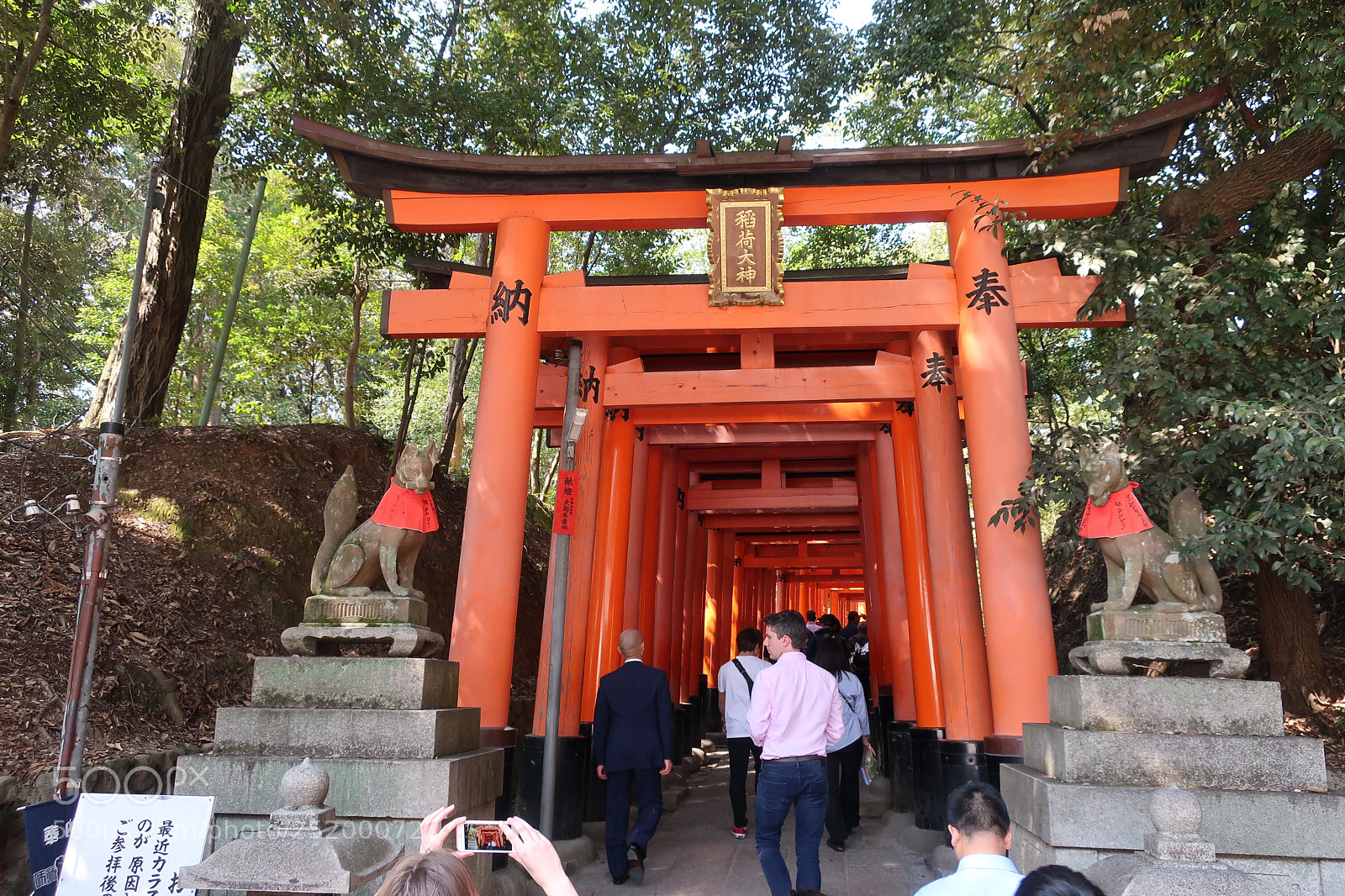 Canon PowerShot G9 X Mark II sample photo. Fushimi inari torii gate photography