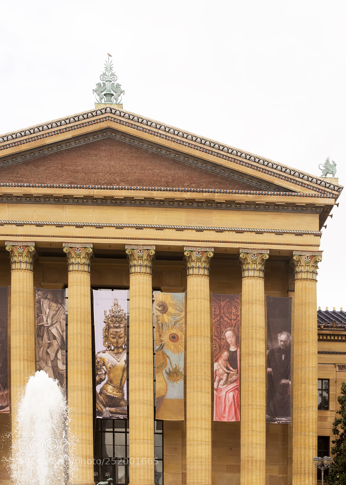 Nikon D600 sample photo. Columns & fountain (1) photography