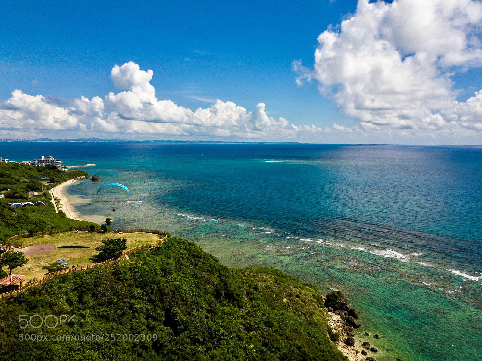 DJI FC220 sample photo. Okinawa coast photography