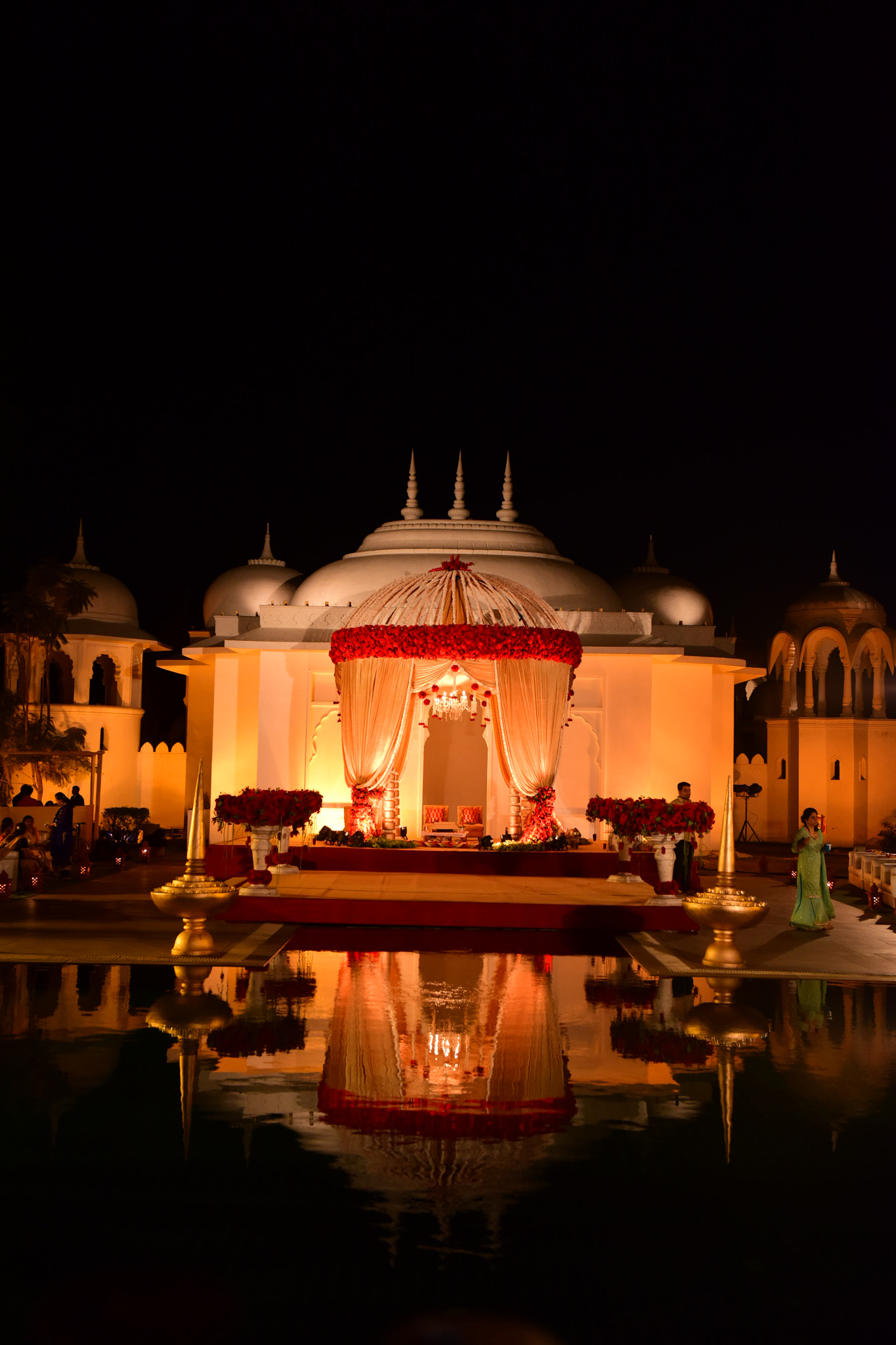 Nikon AF-S Nikkor 24-70mm F2.8G ED sample photo. Wedding mandap decoration photography