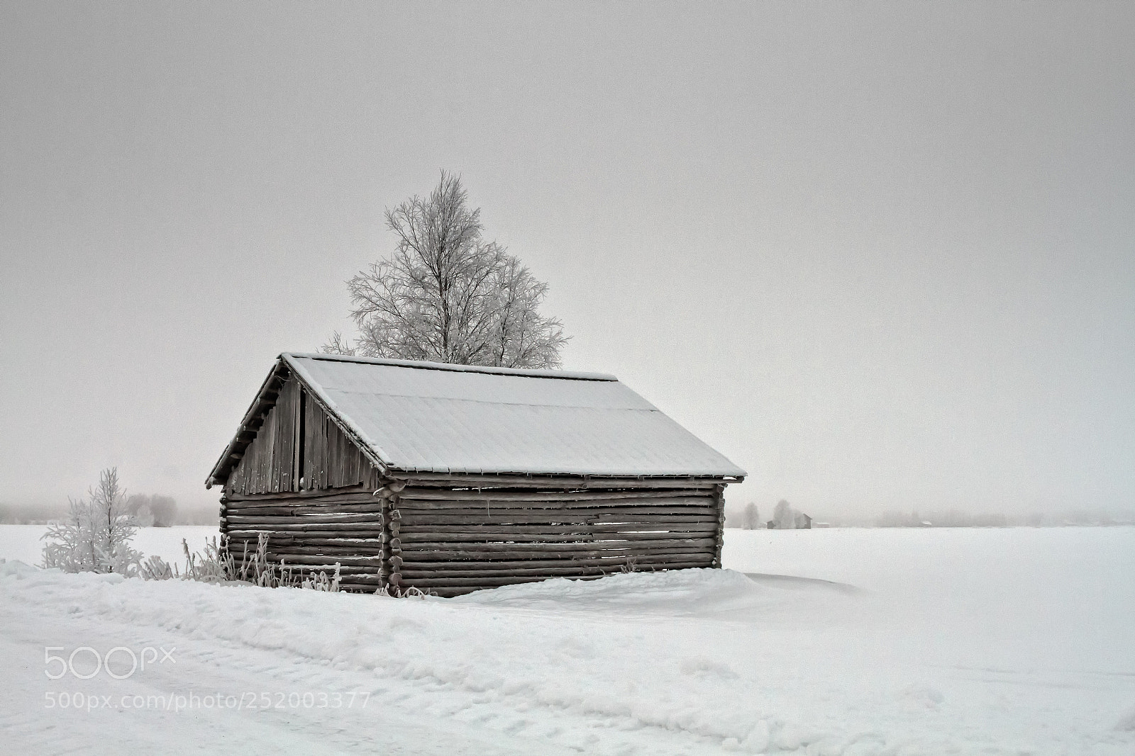 Canon EOS 7D sample photo. Snow covered barn house photography