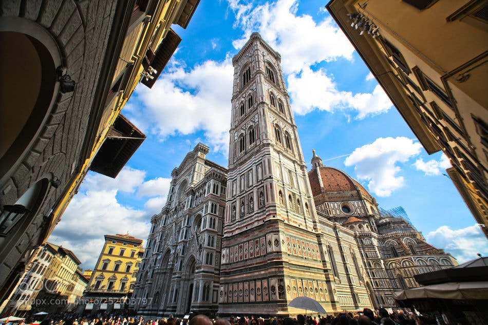 Canon EOS 5D Mark II sample photo. Florence cathedral giotto bell photography
