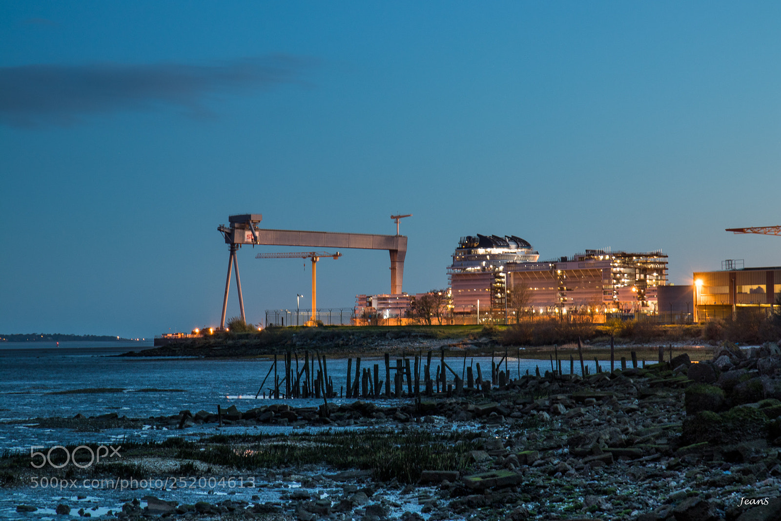 Canon EOS 80D sample photo. Blue hour on naval photography