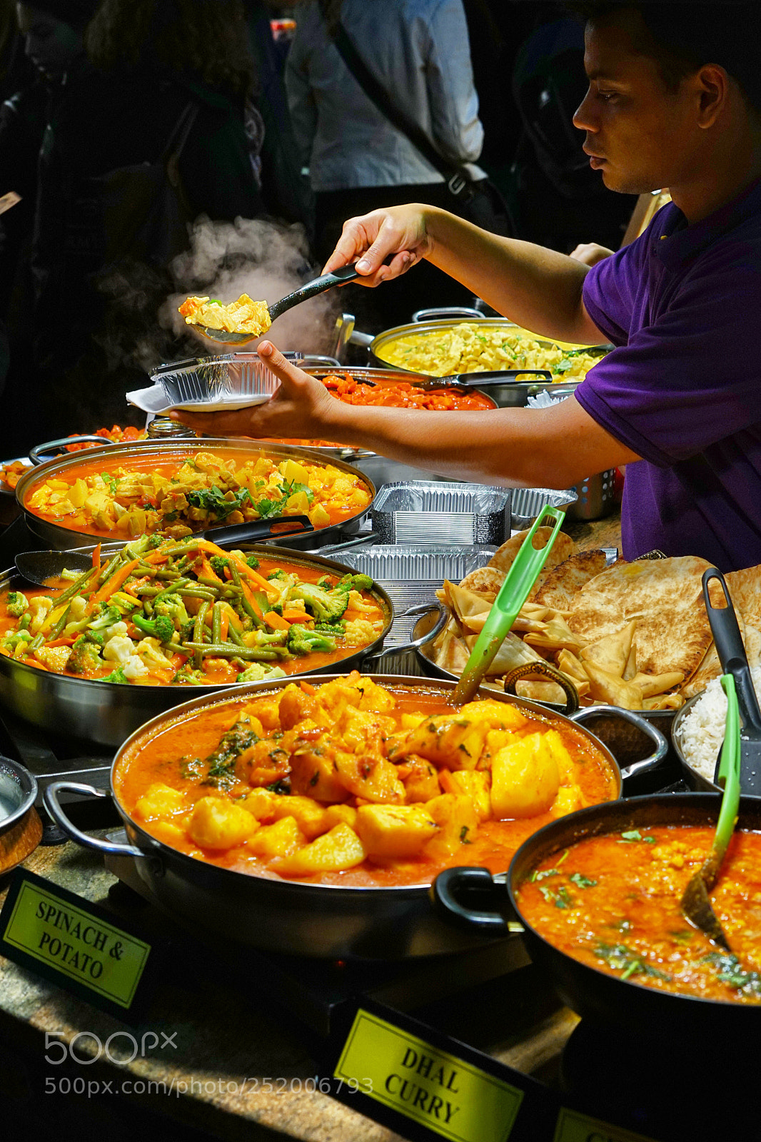 Sony a7 sample photo. Camden market food stall photography