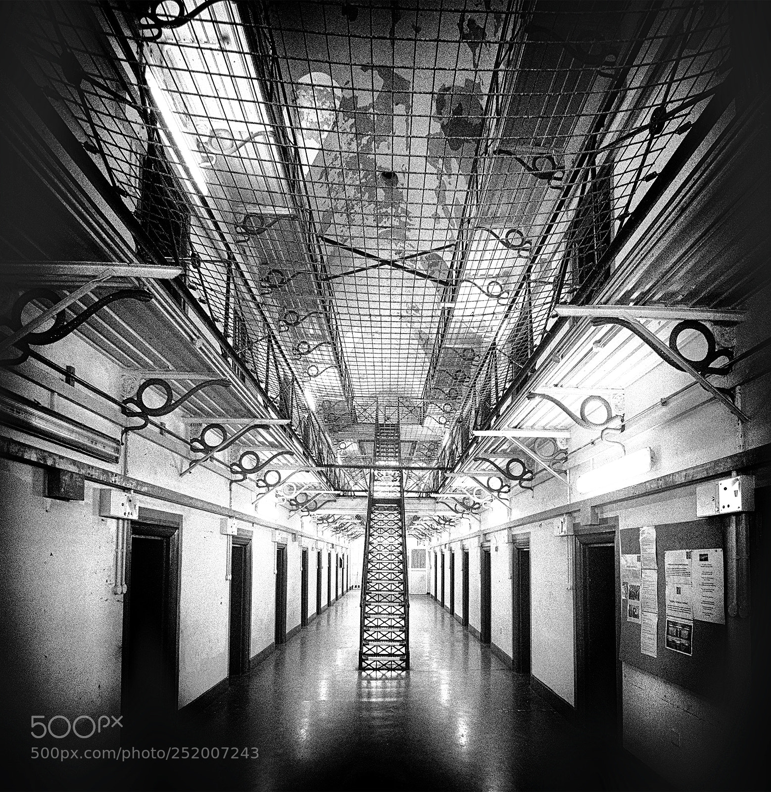 Sony a6500 sample photo. The jail corridor photography