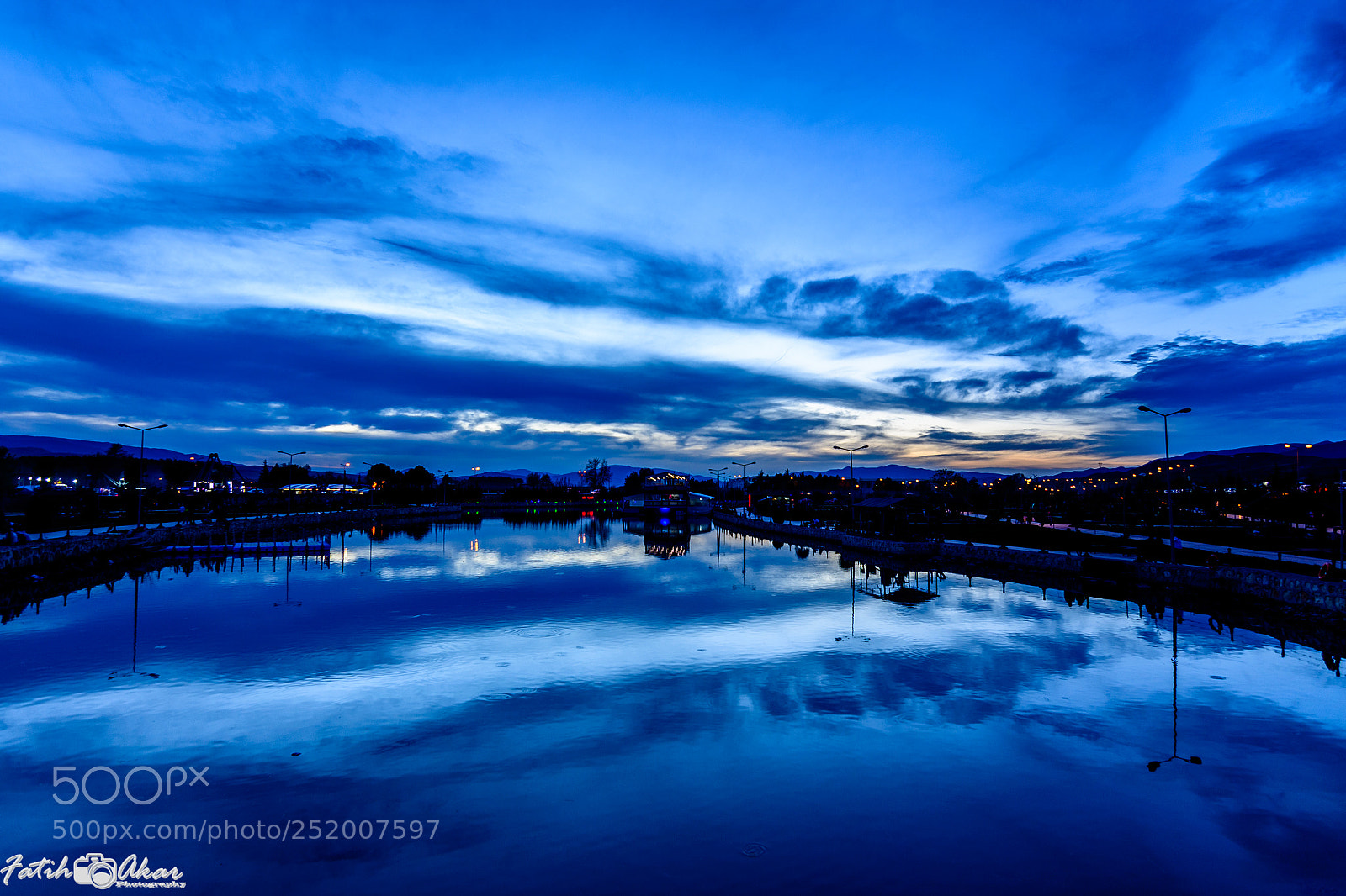 Nikon D5200 sample photo. Lake at blue hour photography