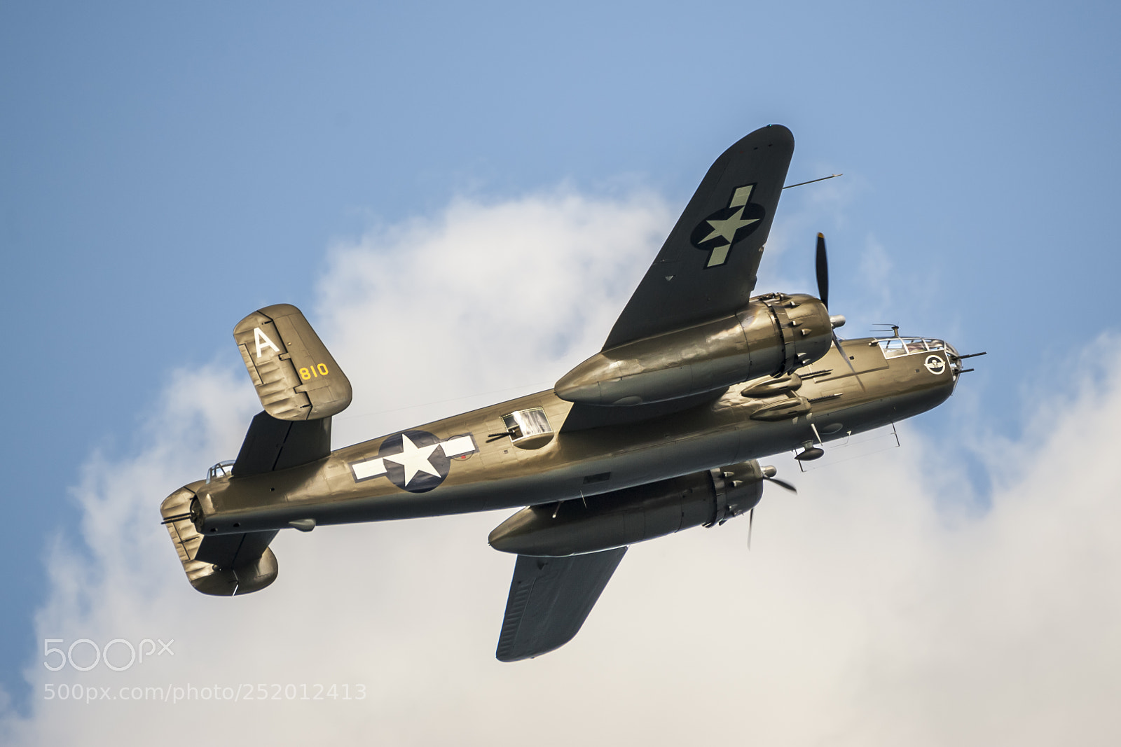 Nikon D700 sample photo. B-25 mitchell at seafair photography