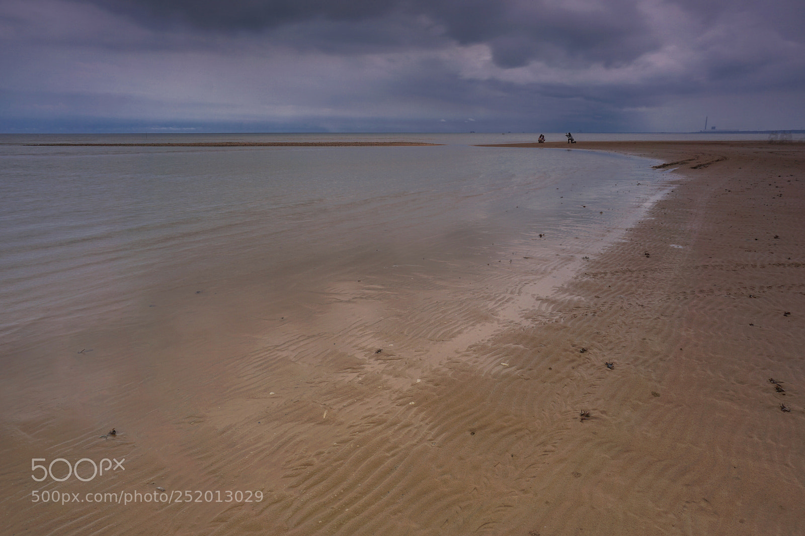 Sony a6000 sample photo. Calm beach in cloudy photography