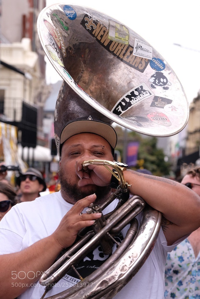 Fujifilm X-T2 sample photo. Free agents brass band photography